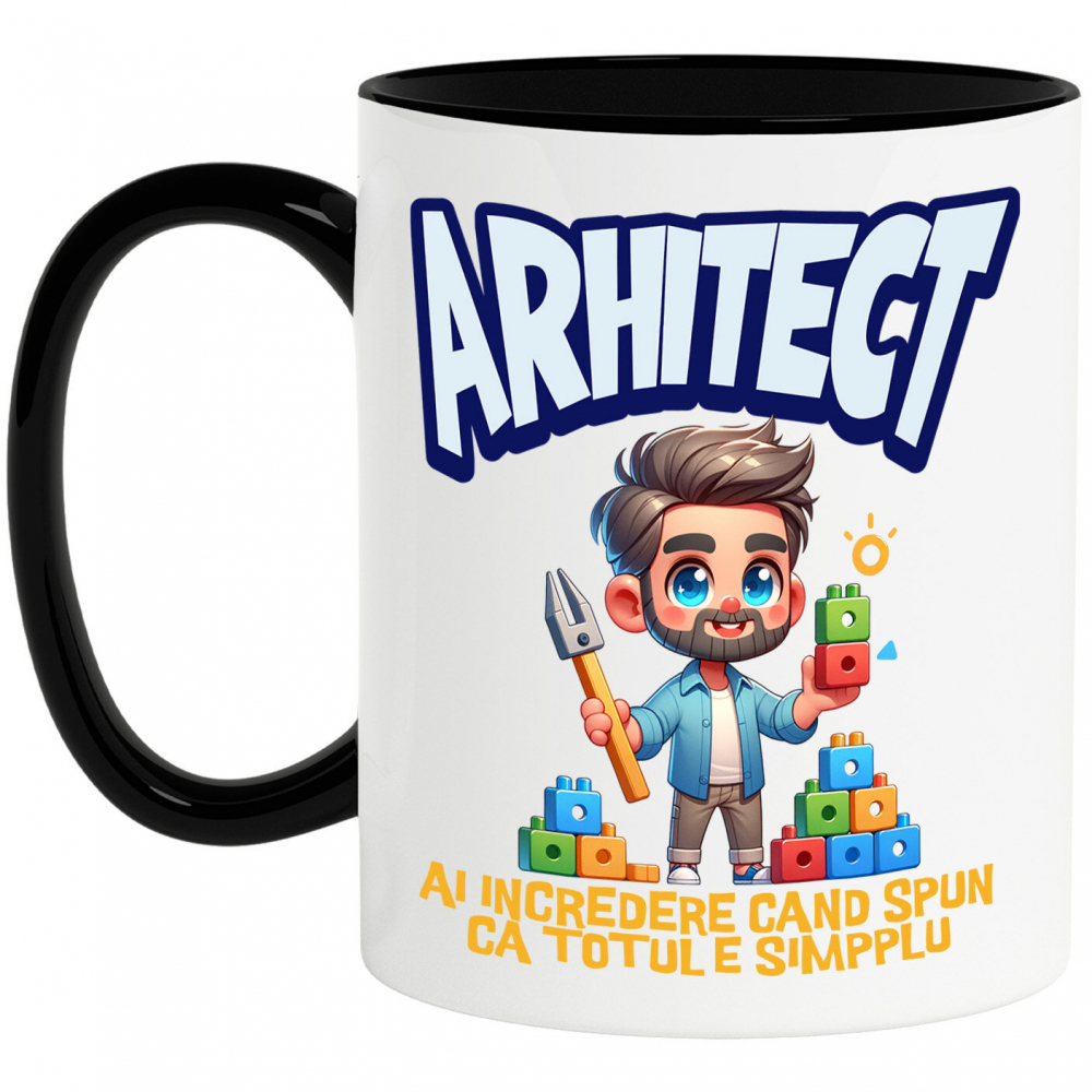 Cana Personalizata Bărbat cu Barbă și Scule din Lemn – Cadou Personalizat pentru Tâmplari și Meșteri [1]