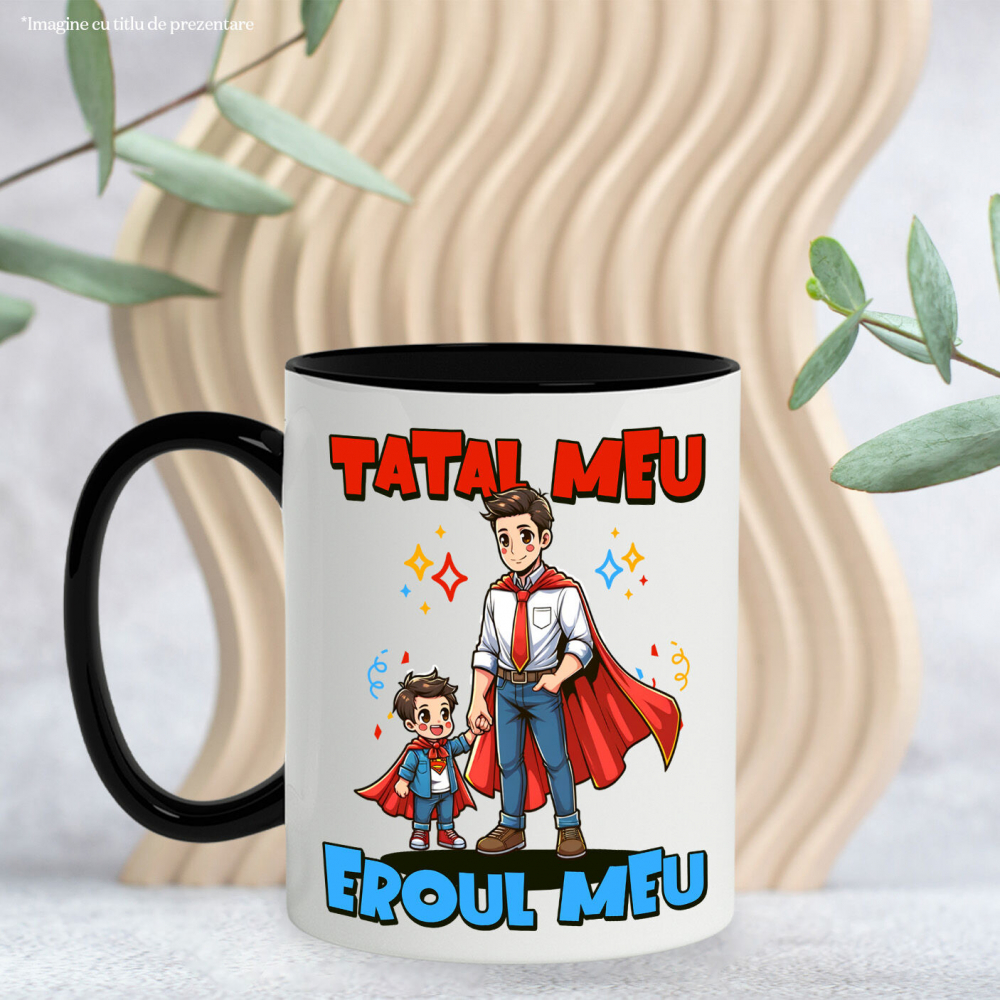 Cana Personalizata Cadouri Personalizate Super Erou pentru Tata și Copii | Momente De Neuitat Familie [3]