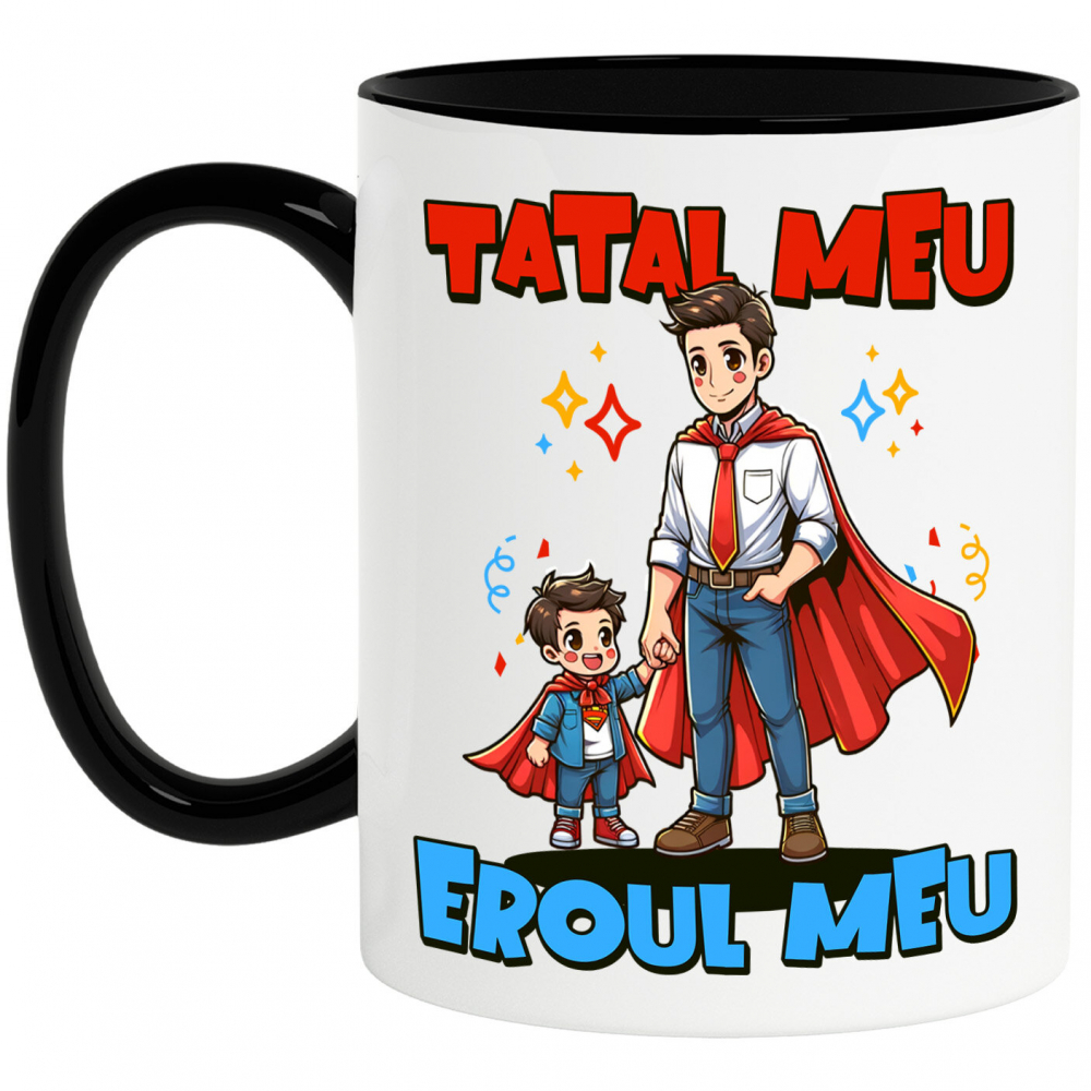 Cana Personalizata Cadouri Personalizate Super Erou pentru Tata și Copii | Momente De Neuitat Familie [1]