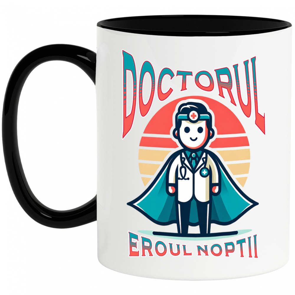Cana Personalizata Doctor Super Erou – Eroul Sănătății Cu Pasiune și Dedicare [1]