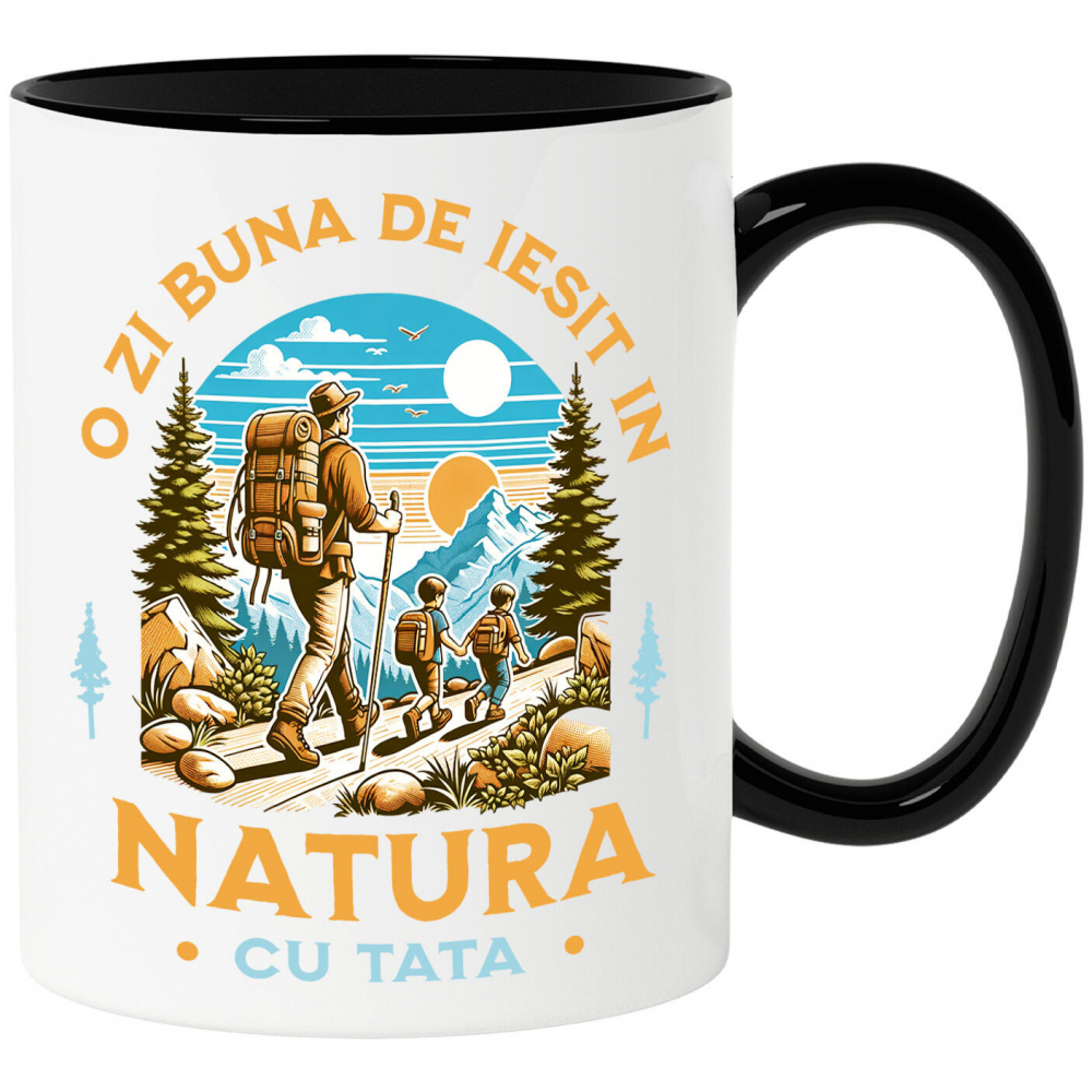 Cana Personalizata Cadouri Personalizate pentru Tati și Copii | Aventuri în Natură și Apus de Soare [1]
