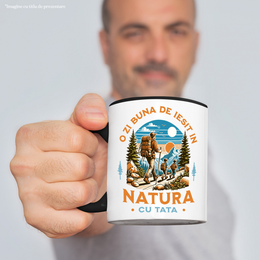 Cana Personalizata Cadouri Personalizate pentru Tati și Copii | Aventuri în Natură și Apus de Soare [2]