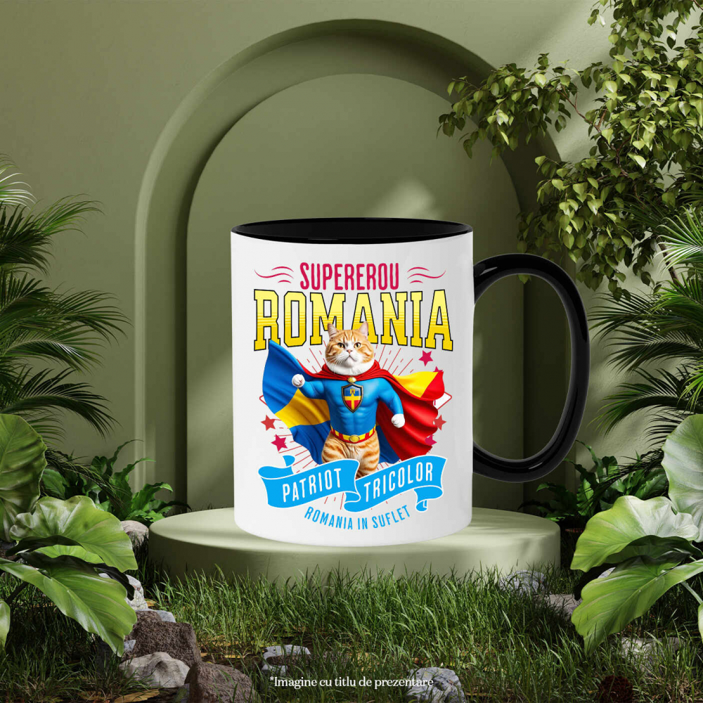 Cana Personalizata Pisică Birman în Costum de Căpitan România – Cadou Personalizat pentru Iubitorii de Pisici [3]