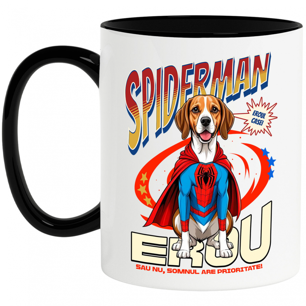 Cana Personalizata Boxer în Costum Spider-Man - Cadou Personalizat pentru Copii și Familie [1]