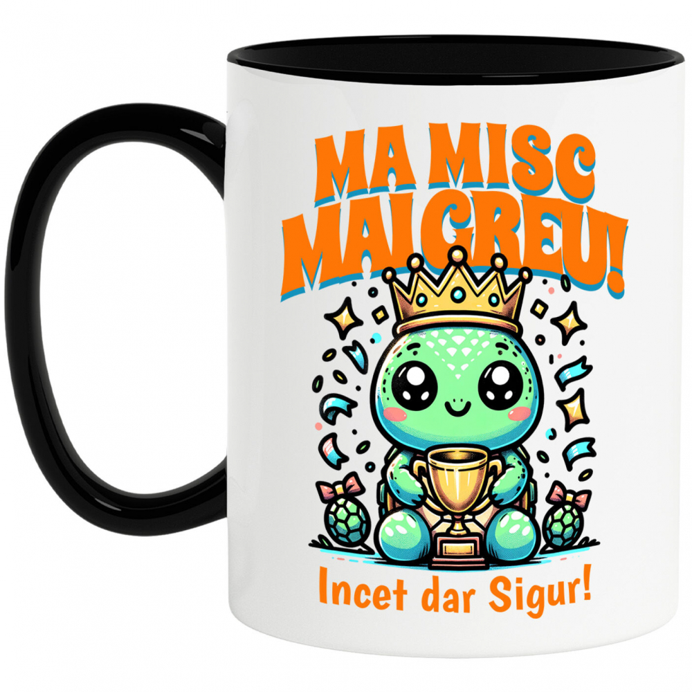 Cana Personalizata Broască Țestoasă Regală cu Coroană – Cadou Personalizat pentru Copii și Familie [1]