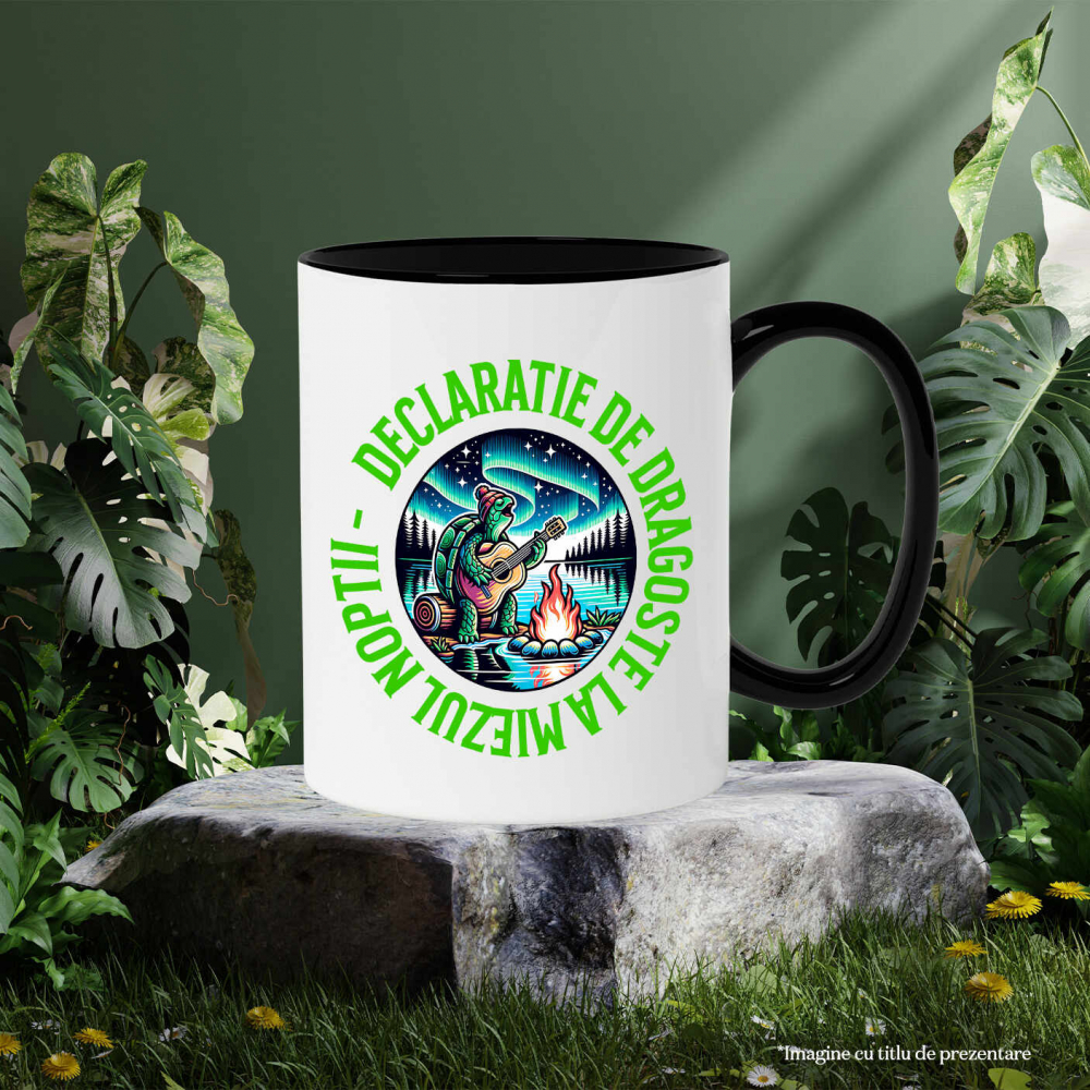 Cana Personalizata „Cadouri personalizate romantice cu broască țestoasă și declarație de dragoste pentru iubire” [3]