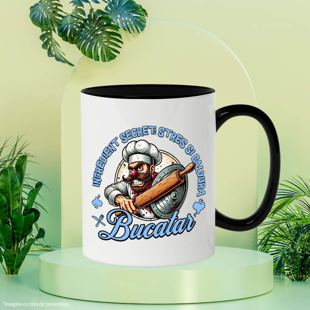 Cana Personalizata Bucătar Chef – Pasiune pentru Mâncare și Gastronomie | Meserie Bucătar [3]