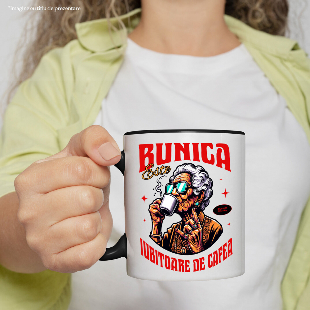 Cana Personalizata „Cana Personalizată „Bunica Cool” – Cadou Ideal pentru Bunica Iubitoare de Cafea” [2]