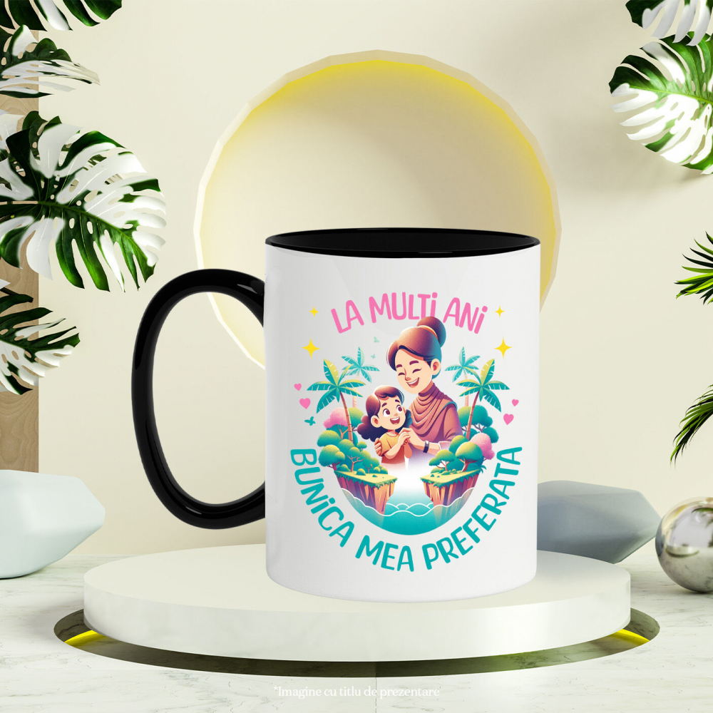 Cana Personalizata Tricou Personalizat Bunica & Nepoata – Cadou Vesel și Unic [3]