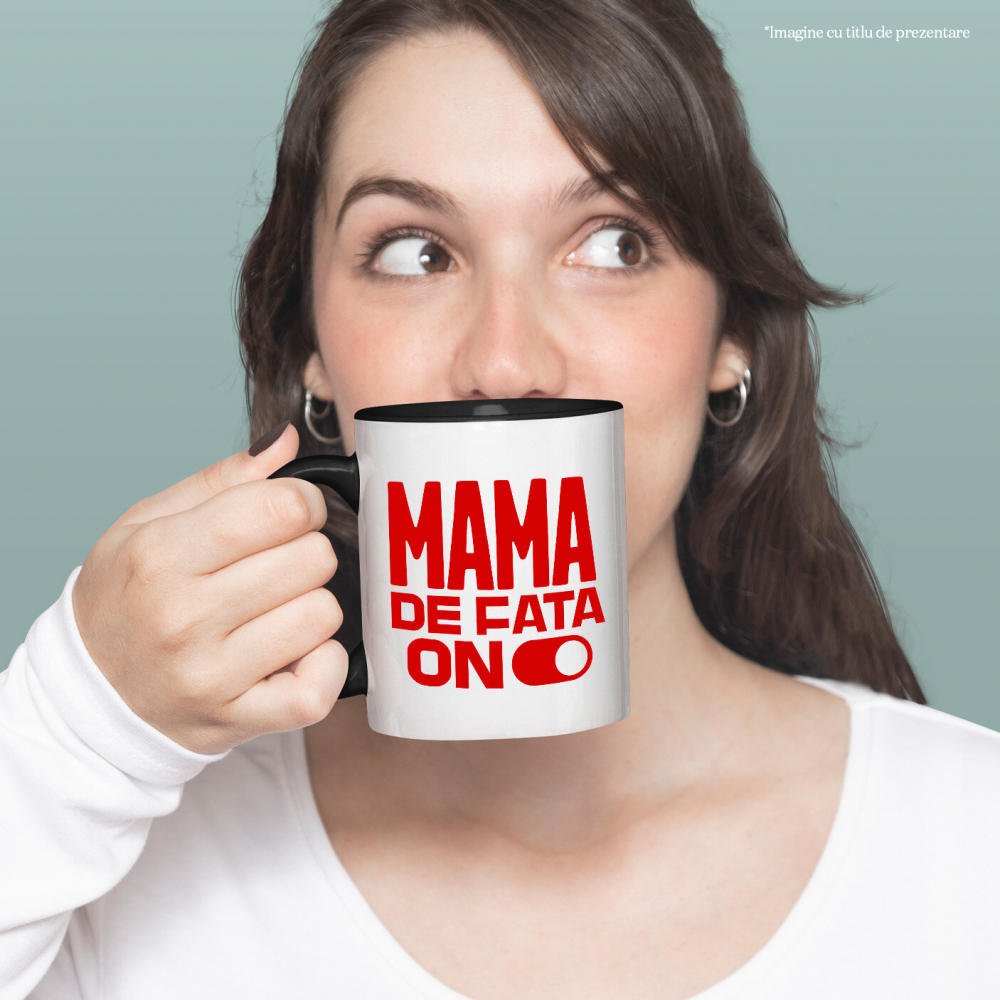 Cana Personalizata "Buton ON/OFF Iubire – Cadouri Personalizate pentru Mama și Fata cu Mesaj Dragoste" [2]
