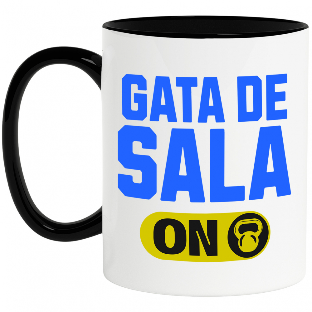 Cana Personalizata Buton ON OFF Gantera Sport Motivational - Cadouri Personalizate pentru Familie, Copii și Tati [1]