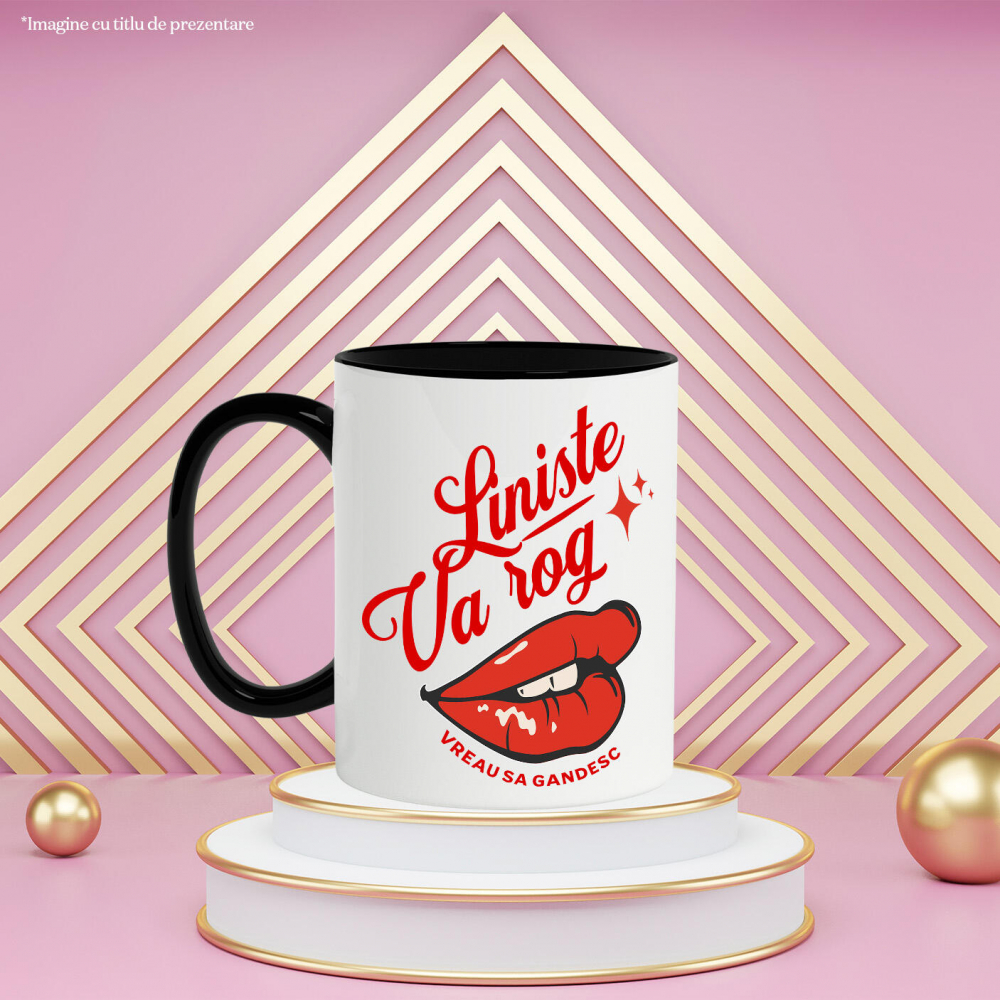 Cana Personalizata „Cadouri personalizate pentru femei cu mesaje amuzante și buze roșii | Produse haioase pentru prieteni și familie” [3]