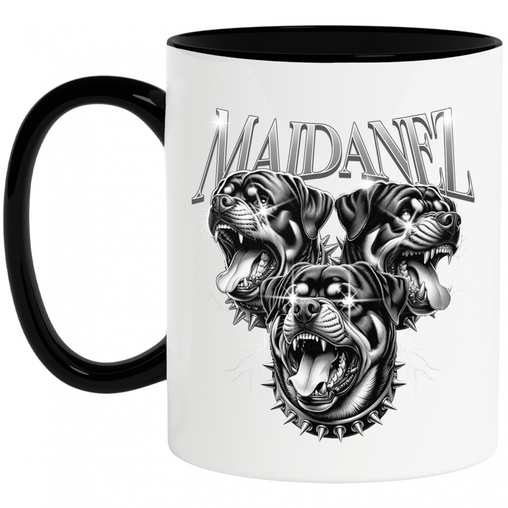 Cana Personalizata Maidanez – Tricou Personalizat cu Câini Furioși și Ochi Strălucitori [1]