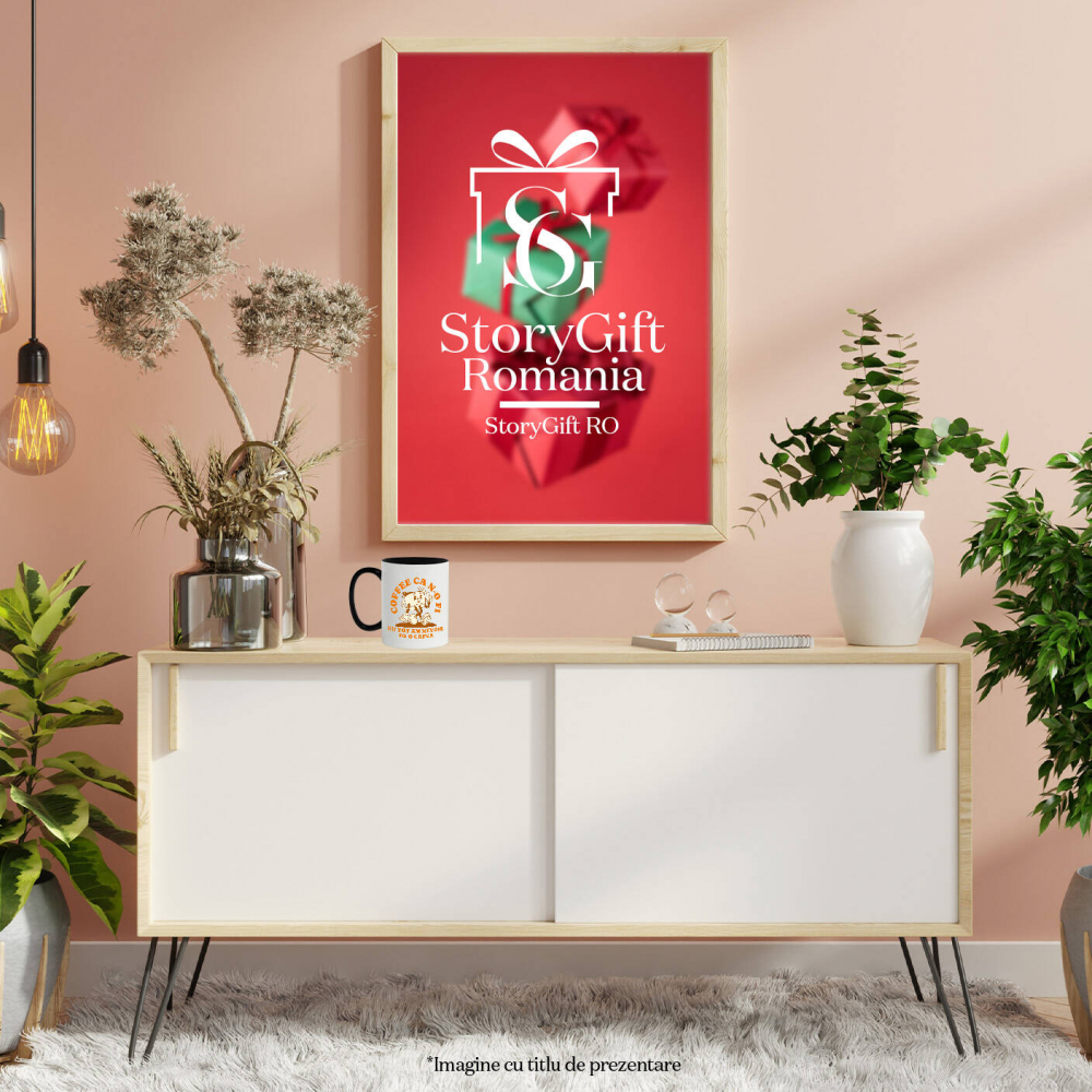 Cana Personalizata „Cana de Cafea Veselă cu Mesaj Amuzant - „Coffee ca N-o Fi Eu Tot Am Nevoie De O Cafea” Cadou Personalizat pentru Iubitorii de Cafea” [4]