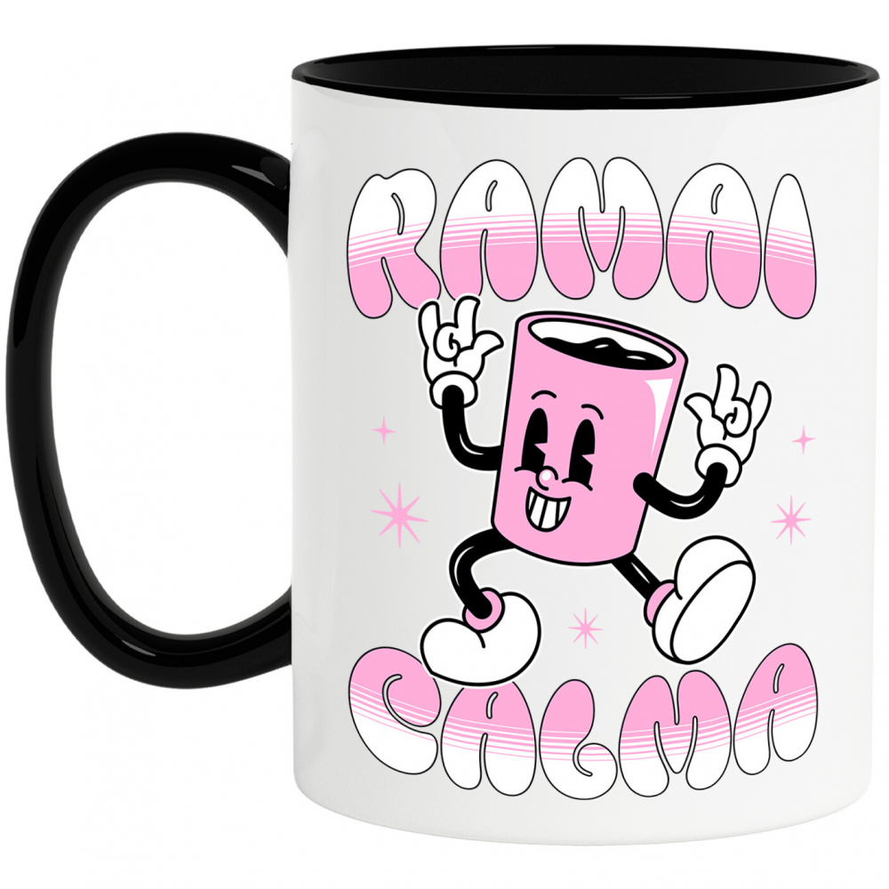 Cana Personalizata „Cană Haioasă Personalizată 'Rămâi Calm' – Cadou Amuzant pentru Familie, Copii și Prieteni” [1]