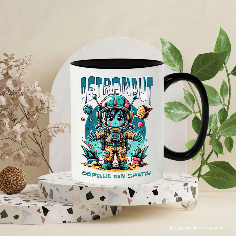 Cana Personalizata Copil în Costum de Astronaut – Cadou Personalizat pentru Copii și Familie [3]