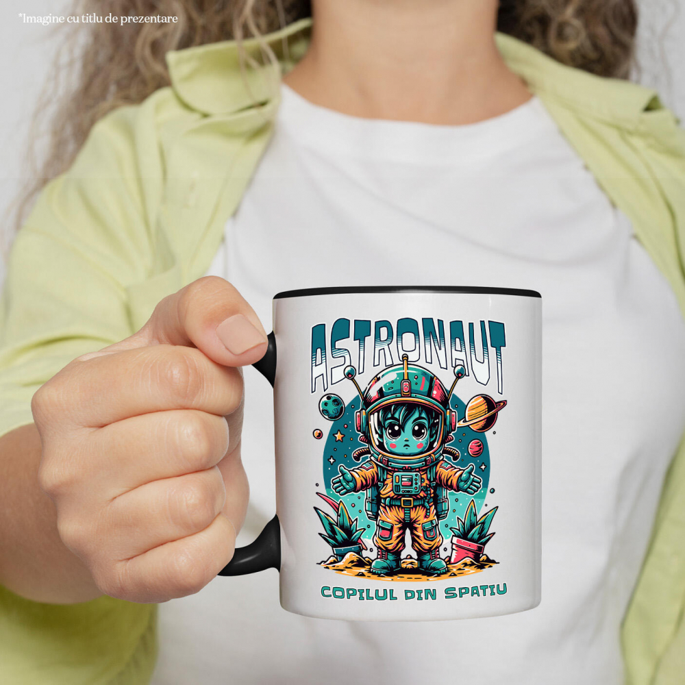 Cana Personalizata Copil în Costum de Astronaut – Cadou Personalizat pentru Copii și Familie [2]