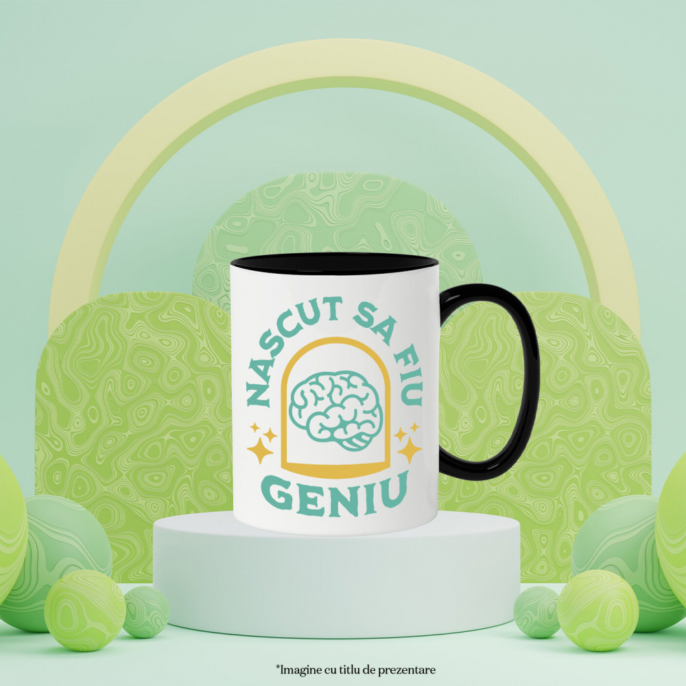 Cana Personalizata Creier Uman și Inteligență | Născut să Fiu Un Geniu | Educație și Înțelepciune [3]