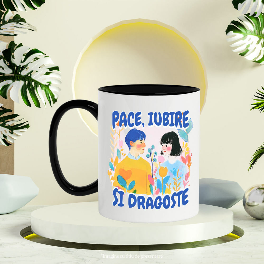 Cana Personalizata Tablou Personalizat Familie & Cuplu – Cadouri Unice de Valentine's Day [3]