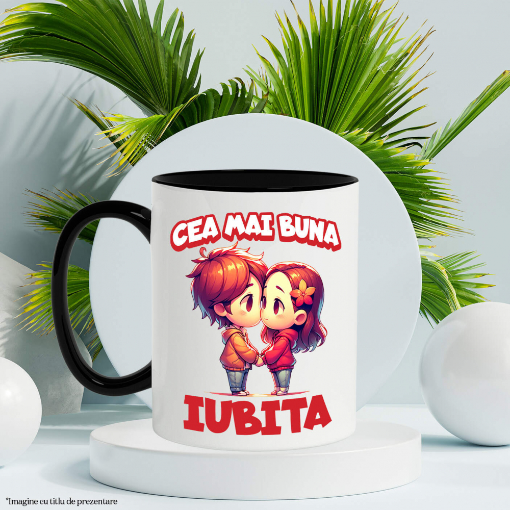 Cana Personalizata Cadou Personalizat „Cea Mai Bună Iubită” | Valentine's Day pentru Cupluri [3]