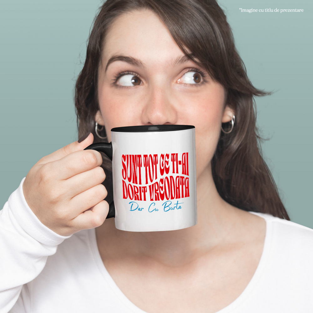 Cana Personalizata Cadouri Personalizate Haios | Design Iluzie Optică pentru Tata, Bărbați cu Burta, Familie [2]