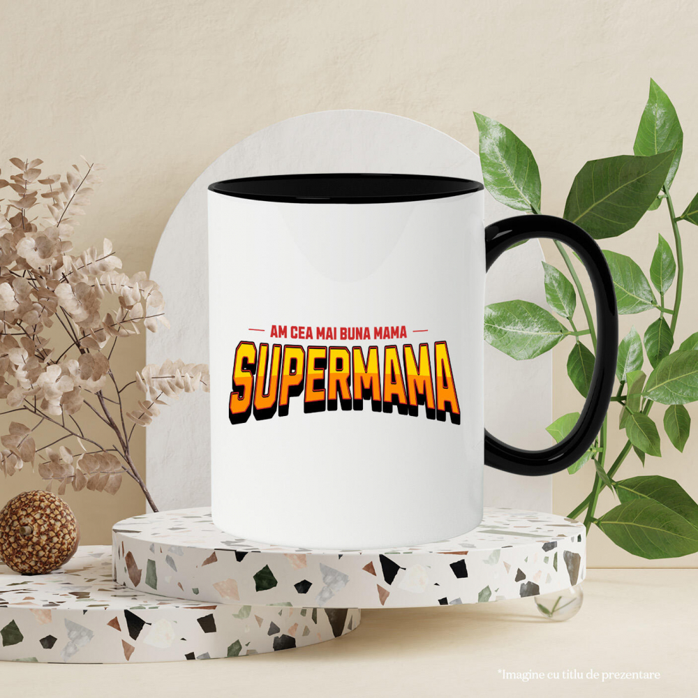 Cana Personalizata "Super Erou Mama – Cadouri Personalizate cu Mesajul ‘Am Cea Mai Bună Mama’" [3]