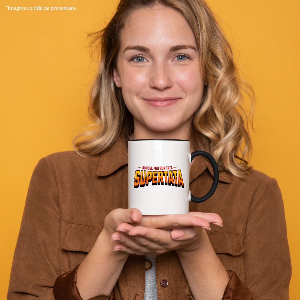 Cana Personalizata Cadouri Personalizate Super Erou Tata | Cea Mai Bună Tata, Familie și Iubire [2]