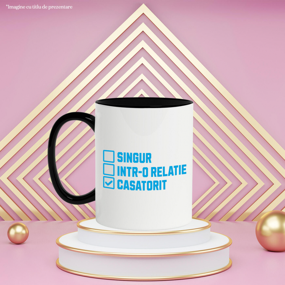 Cana Personalizata Cadou Personalizat Căsătorie | Iubire și Familie | Intr-o Relație Căsătorit | Cadou Cuplu Fericit [3]