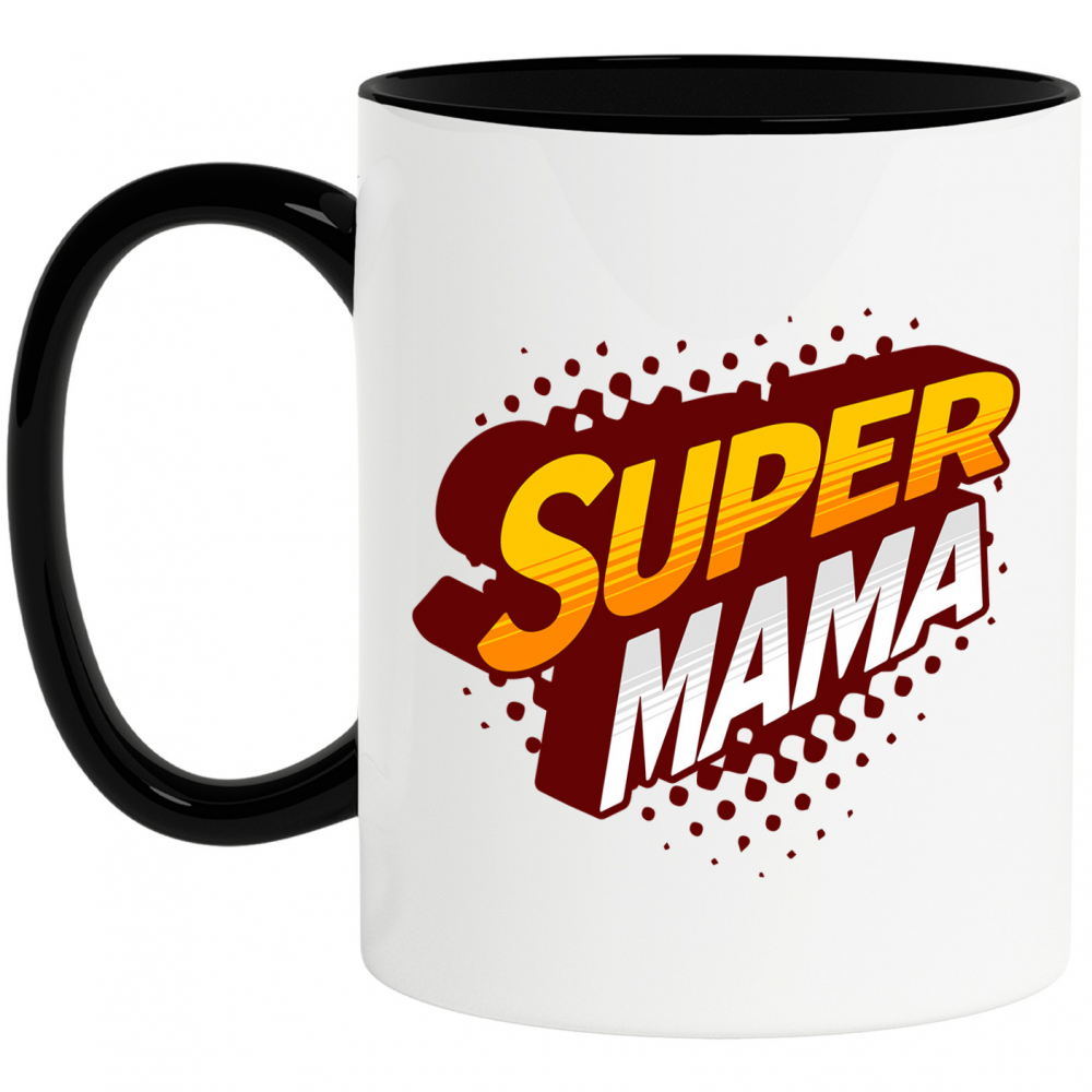 Cana Personalizata Decor Personalizat „Super Mama” - Cea Mai Bună Mama | Cadou Special [1]