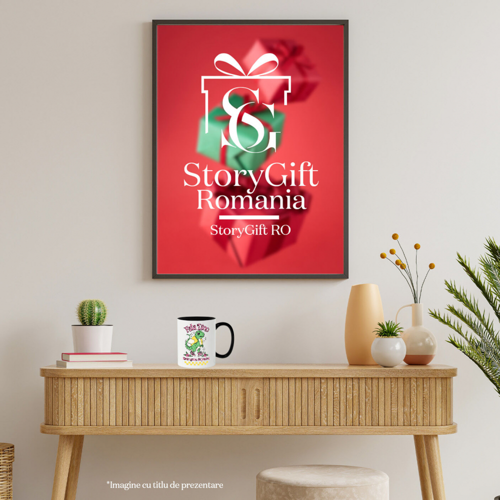 Cana Personalizata Dinozaur cu Adidași Roz Personalizat pentru Copii – Cadou Unic și Distractiv [4]