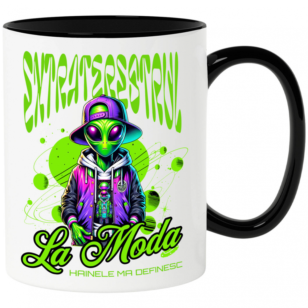 Cana Personalizata Extraterestru Stil Stradal Fashion - Hainele care te Definesc, Look Unic și Modern [1]