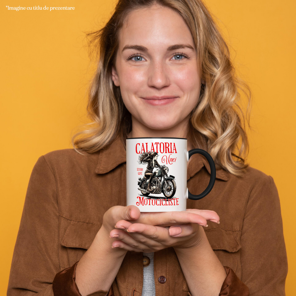 Cana Personalizata Cadouri Personalizate pentru Motocicliști - Tricouri Vintage Moto & Accesorii Unice [2]