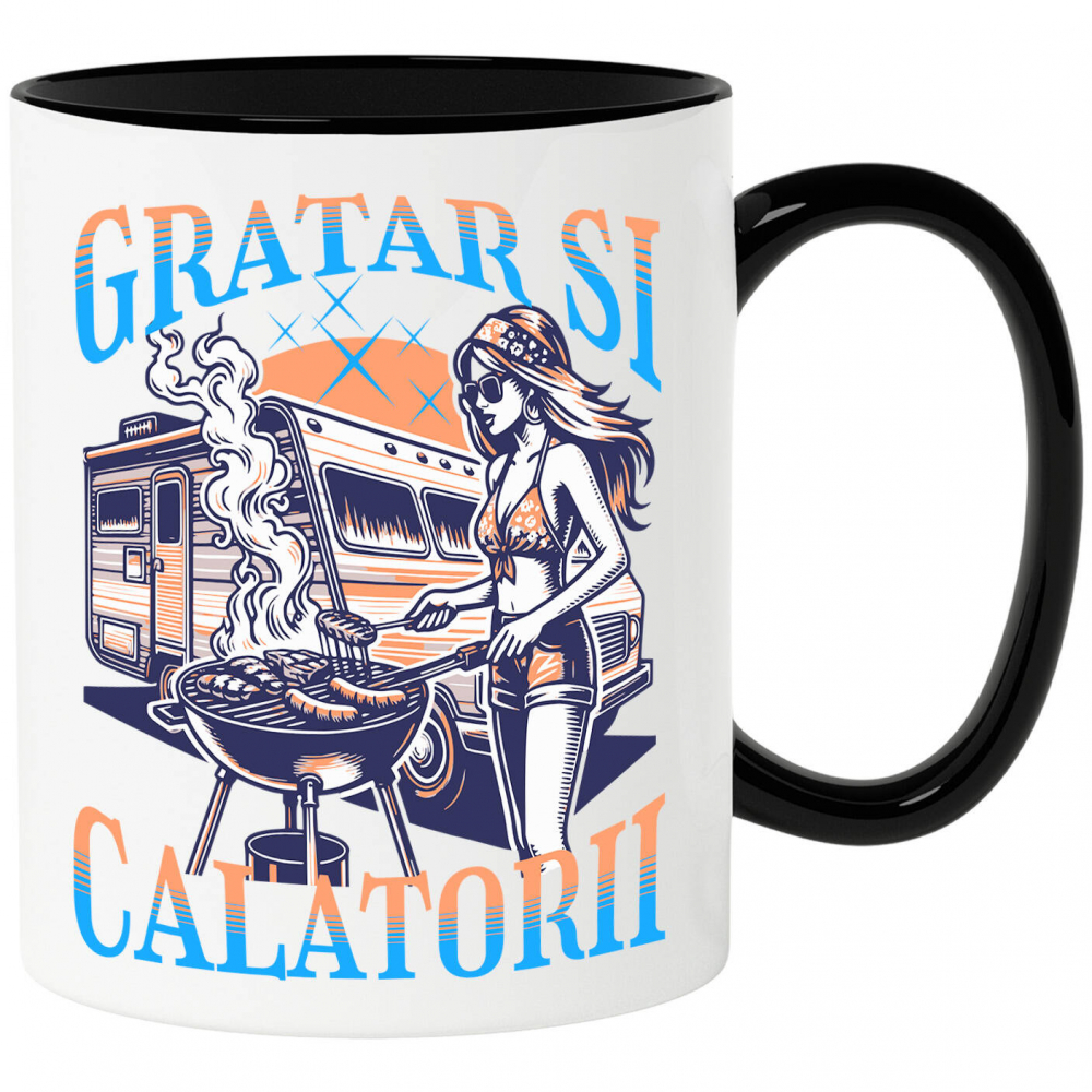 Cana Personalizata "Costum de Baie Fata și Grătar la Rulota – Relaxare și Călătorii de Vară" [1]