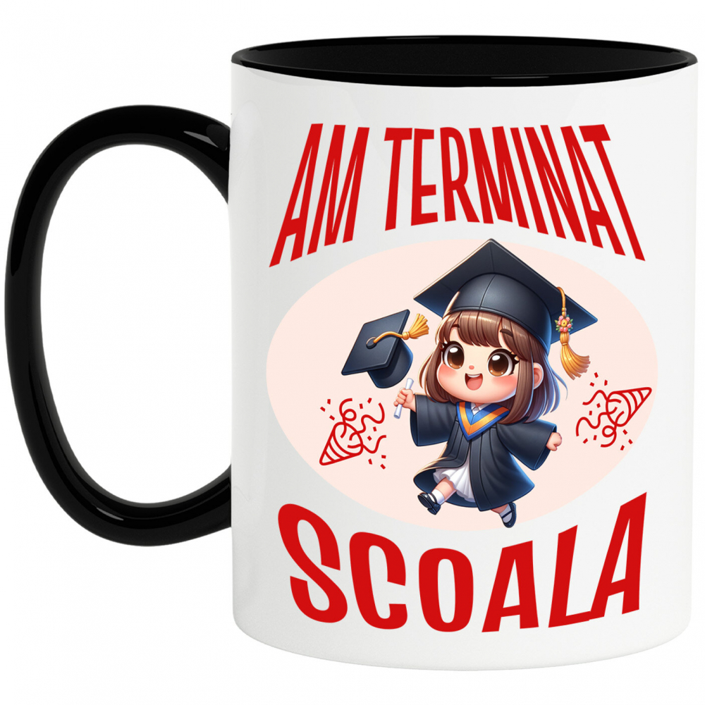 Cana Personalizata Fată Absolvire | Cadou Personalizat pentru Absolvenți [1]