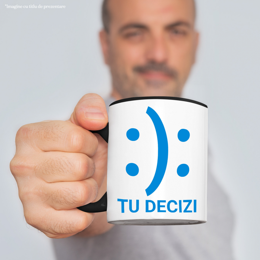 Cana Personalizata Fata Zâmbitoare și Fata Tristă - Glume și Ironie pentru Copii, Anxietate și Depresie - Cadouri Personalizate [2]