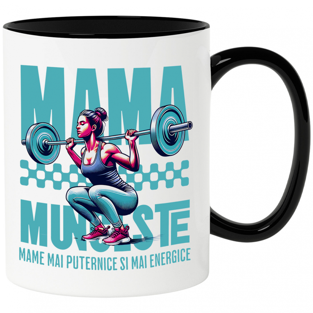 Cana Personalizata "Femeie Puternică – Cadouri Personalizate pentru Mama Muncitoare și Energetică" [1]