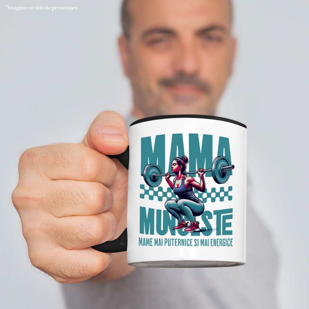 Cana Personalizata "Femeie Puternică – Cadouri Personalizate pentru Mama Muncitoare și Energetică" [2]