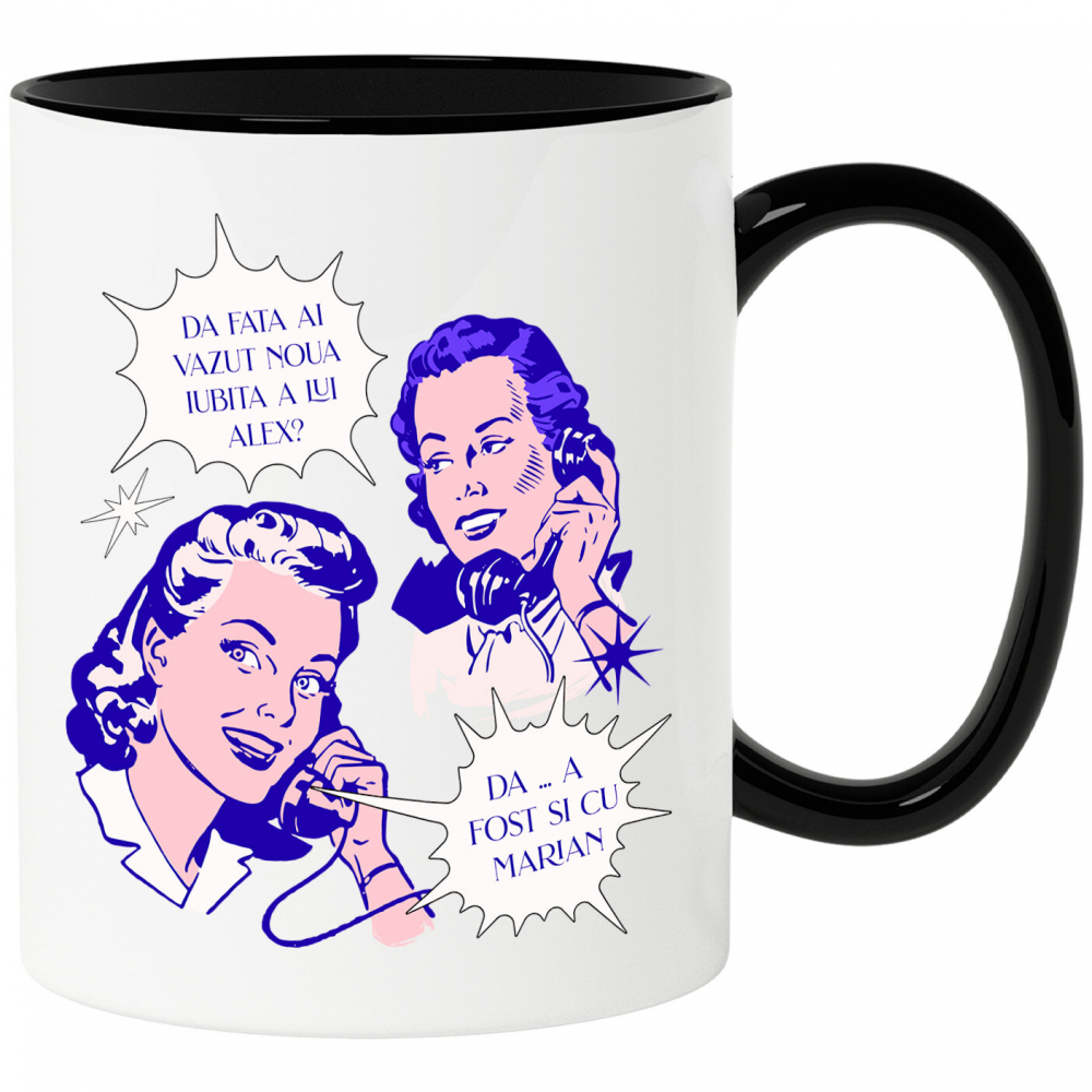 Cana Personalizata Cadouri amuzante personalizate pentru prieteni - barfe și drama cu iubita lui Alex și fosta lui Marian [1]