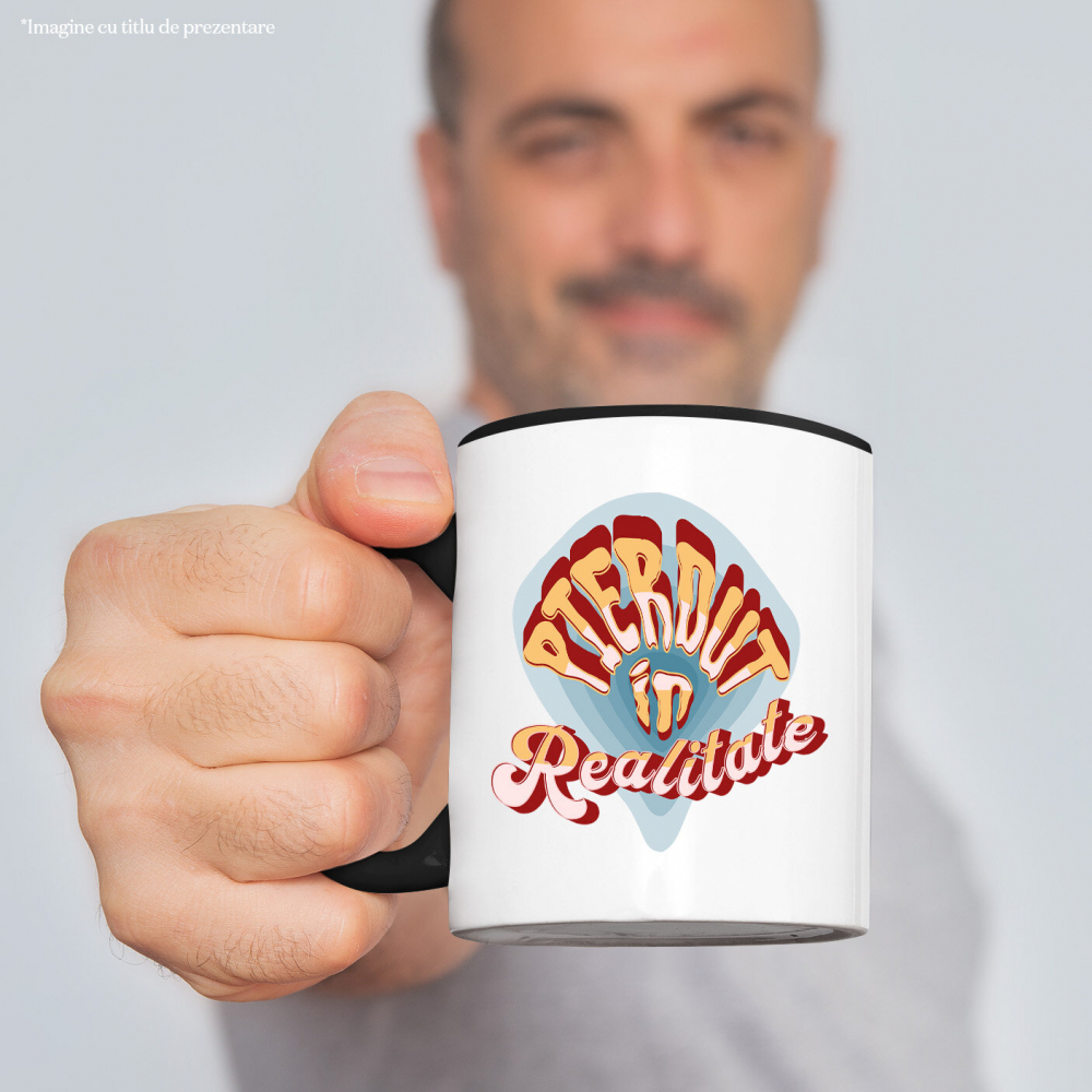 Cana Personalizata Pierdut în Realitate – Tricou Personalizat cu Mesaj Horror [2]