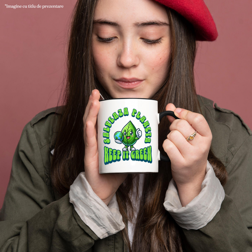 Cana Personalizata "Produse ecologice personalizate – Salvează planeta, keep it clean, protejează mediul" [2]