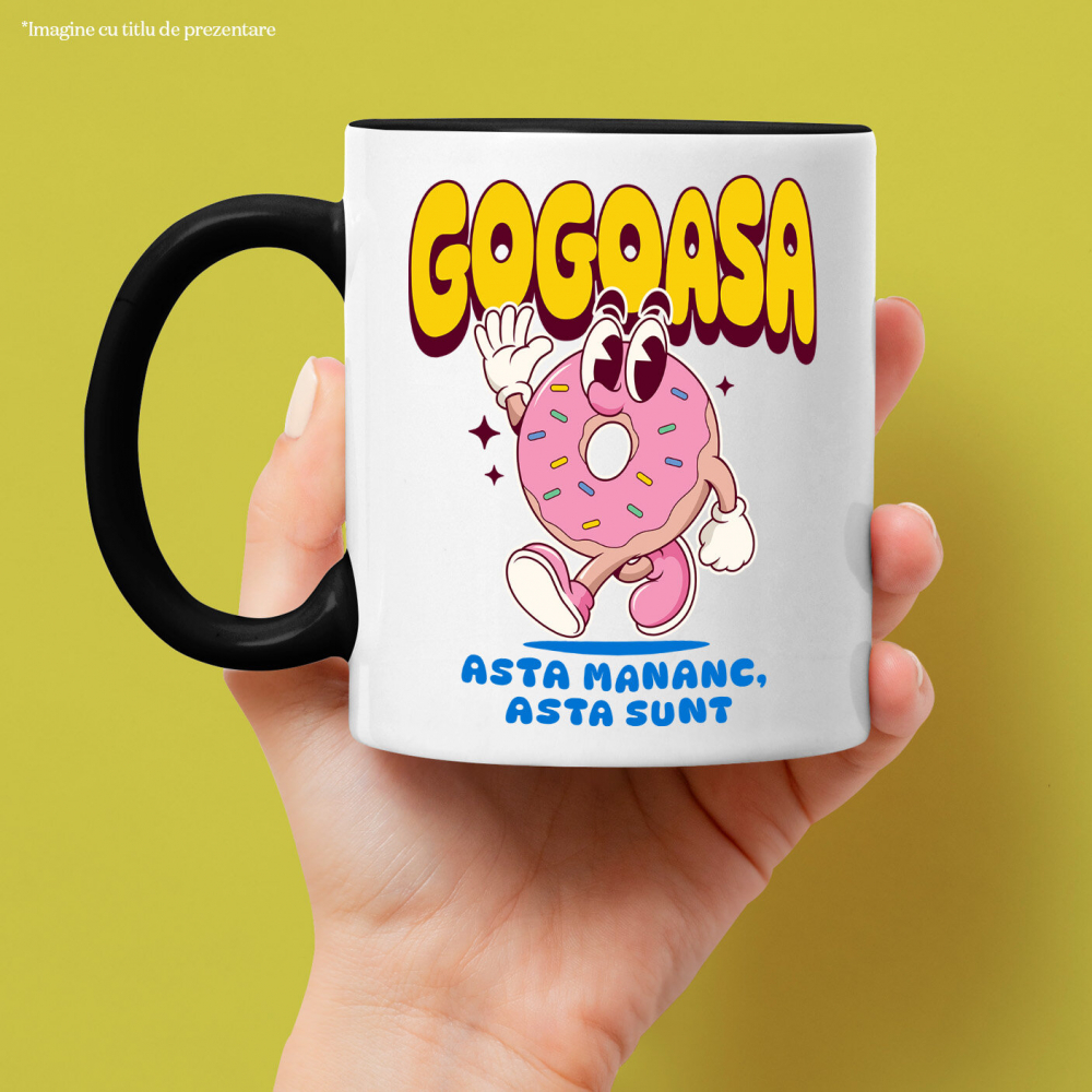 Cana Personalizata Cadou personalizat gogoasă glazurată roz | Amuzant și delicios pentru copii și familie [2]