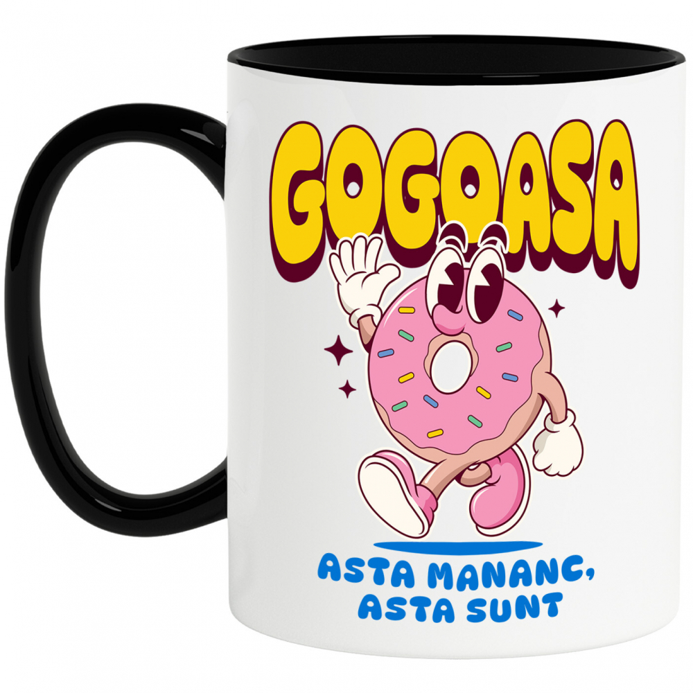 Cana Personalizata Cadou personalizat gogoasă glazurată roz | Amuzant și delicios pentru copii și familie [1]