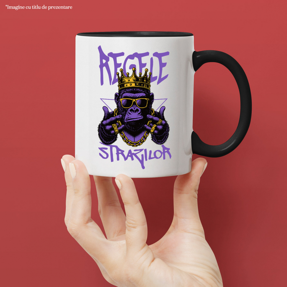 Cana Personalizata Tricou Personalizat Gorila Mafiot – Regele Străzilor | Stil și Atitudine [2]