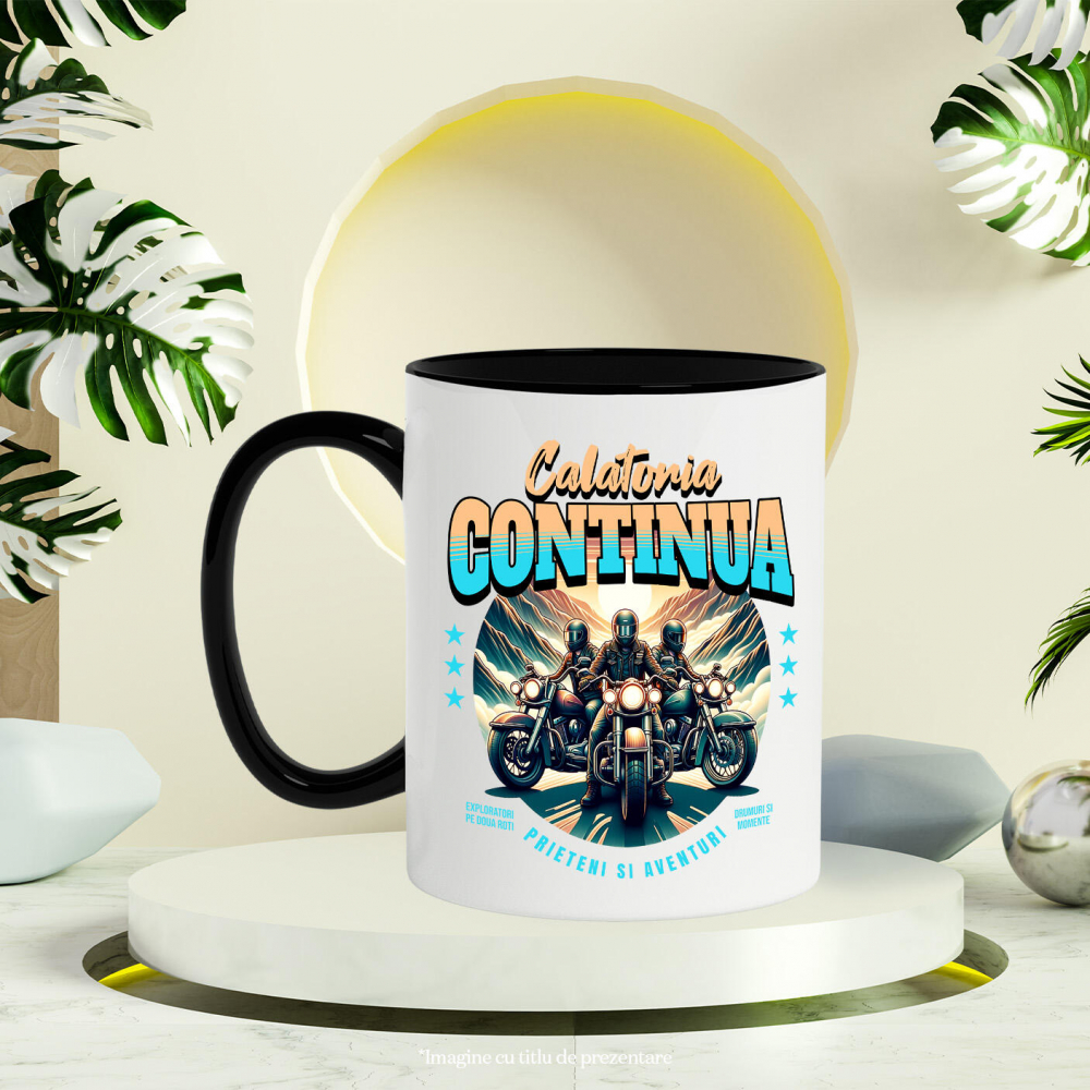 Cana Personalizata Grup de Prieteni Motocicliști – Aventura și Călătorie pe Munți [3]