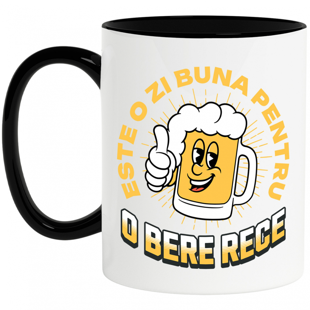 Cana Personalizata „Halba de Bere Veselă Personalizată - Cadou Perfect pentru Iubitorii de Bere” [1]