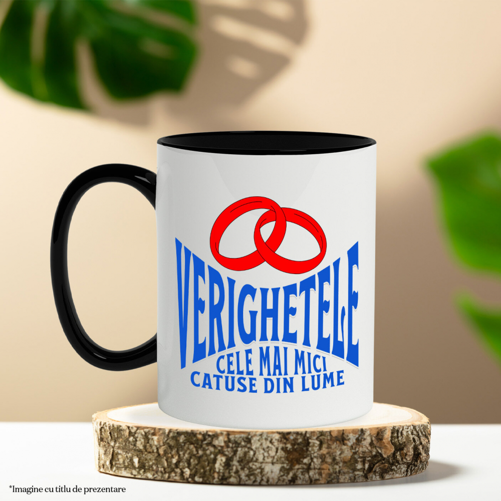 Cana Personalizata Inele Roșii Pereche Personalizate – Mesaj Haios și Cadouri Amuzante pentru Cupluri [3]