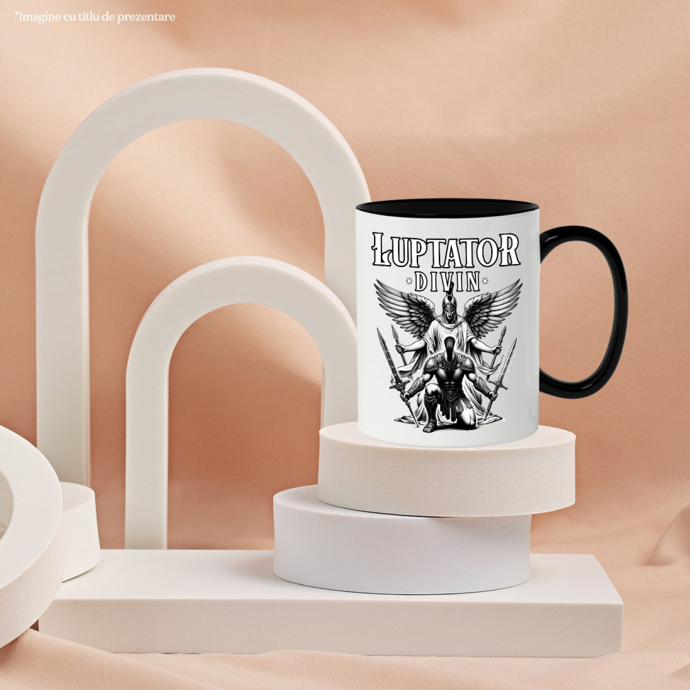 Cana Personalizata Inger Samurai cu Aripi - Statuie Motivatională pentru Bărbați și Femei [3]