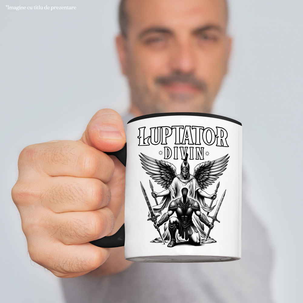 Cana Personalizata Inger Samurai cu Aripi - Statuie Motivatională pentru Bărbați și Femei [2]