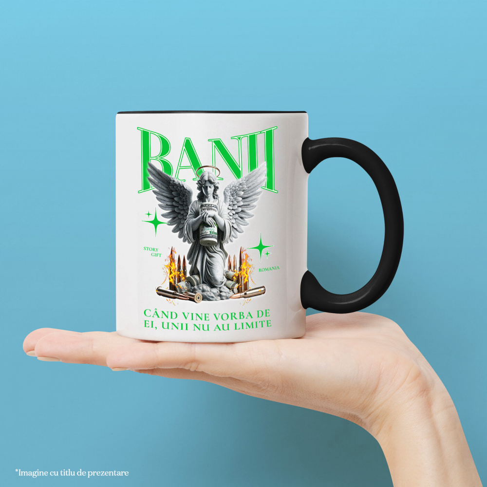 Cana Personalizata Statuie cu Bancnote și Mesaj Motivațional – Cadou Personalizat Unic [2]