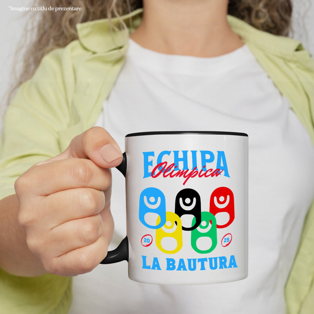 Cana Personalizata Echipa Olimpică la Băutură - Tricou Personalizat Amuzant pentru Petrecăreți [2]